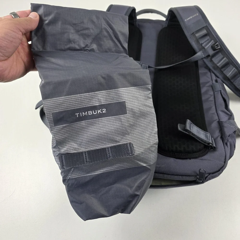 Timbuk2 Backpack Gray 21 Inch Laptop Bag Travel Daypack Men Nylon Commuter